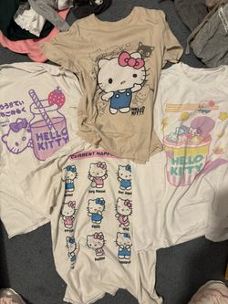 4 Hello Kitty Shirts