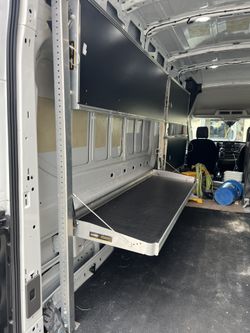 Truck Shelves- Ranger design Fold Away Hydraulic Shelving