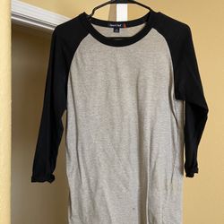 black / heather baseball jersey
