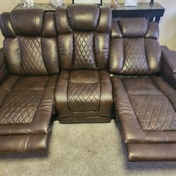 Electric Recliner Loveseat Couch