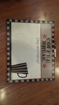 Dry erase fancy board