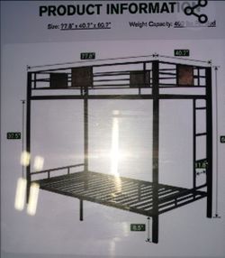 Heavy Duty Metal Bunk Bed