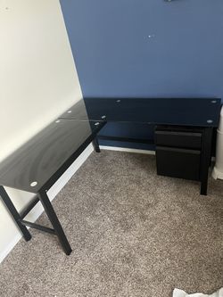 Glass Desk