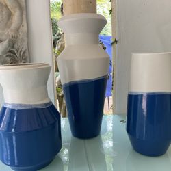 Blue and White Home Decor Ceramic Pots 