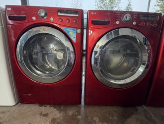 LG electric washer and dryer with free delivery