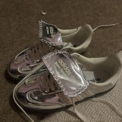 Wales Boner silver adidas sambas