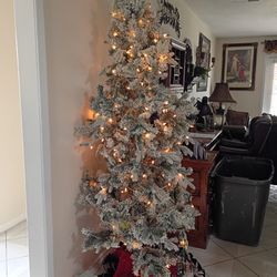 Snow Look Christmas Tree