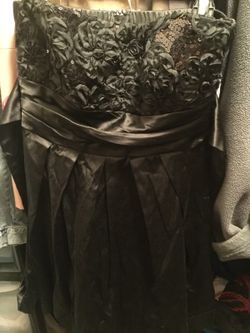 Black cocktail dress