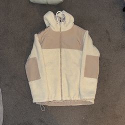 H&M White Fur Jacket