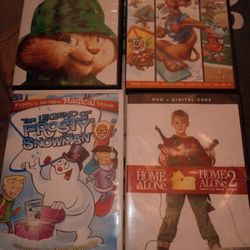 Home Alone & Home Alone 2, Alvin, Frosty The Snowman , Scooby All Star Olympics