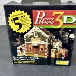 Birdie’s Perch Coffee Shop Puzz 3D Charles Wysocki’s Americana Complete 