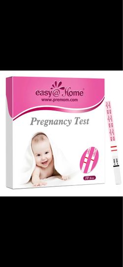 Easy@Home hCG Pregnancy Test Strips Kit - Early Detection & Precise Result - 10/20/40/60 Pack Options for Women