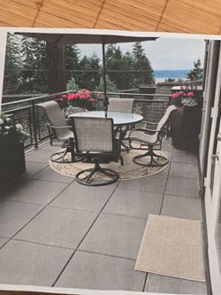 5 piece tropitone patio set