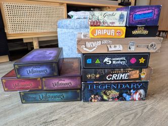 Assorted Board Games - Price In Description