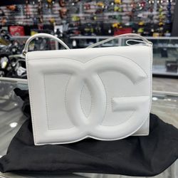 Dolce And Gabbana Logo Flap Crossbody 