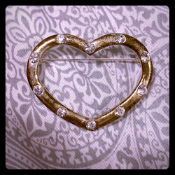 Heart Brooch