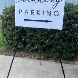 Sign easel for sale. 