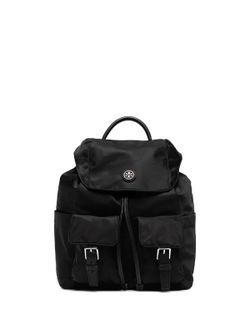 Tory Burch recycled nylon flap backpack