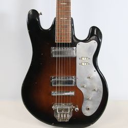 1960s Teisco WG-2L Electric Guitar Japan Sunburst RARE PROJECT