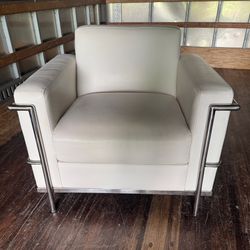 Vasek Faux Leather Club Chair