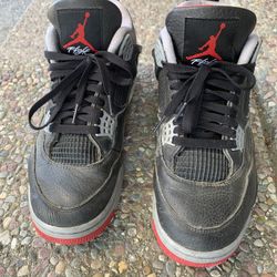 Jordan 4 Retro Bred Reimagined Size 10