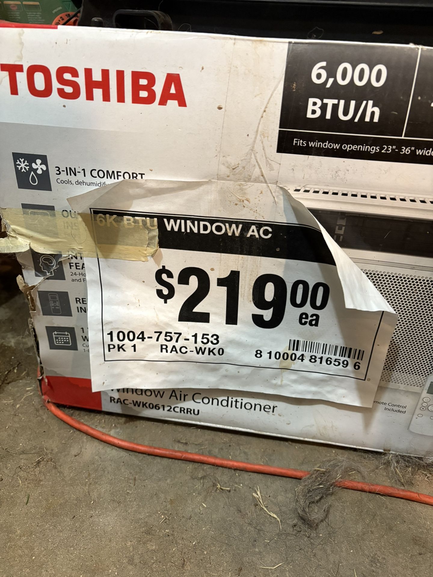 Toshiba Window AC Unit