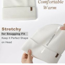 Beanie Hats for Men Women Classic Men's Warm Winter Hats Acrylic Knit Cuff Beanie Cap Daily Beanie Hat

