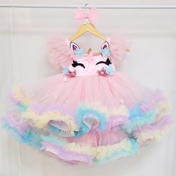 Unicorn Princess gown For 2-3 Years