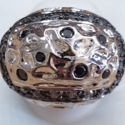 Large Domed 18kt. Plated Ring