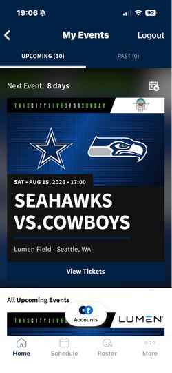 Seahawks vs Cowboys Preseason