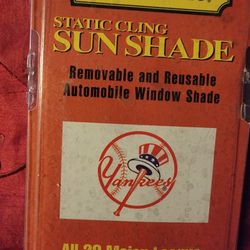 Sun Shade/Yankees/Static CLING/New