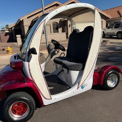 Electric golf cart street legal