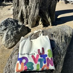 Canvas Eco Tote Shenzhen Exhibition- LV Tribute NWOT