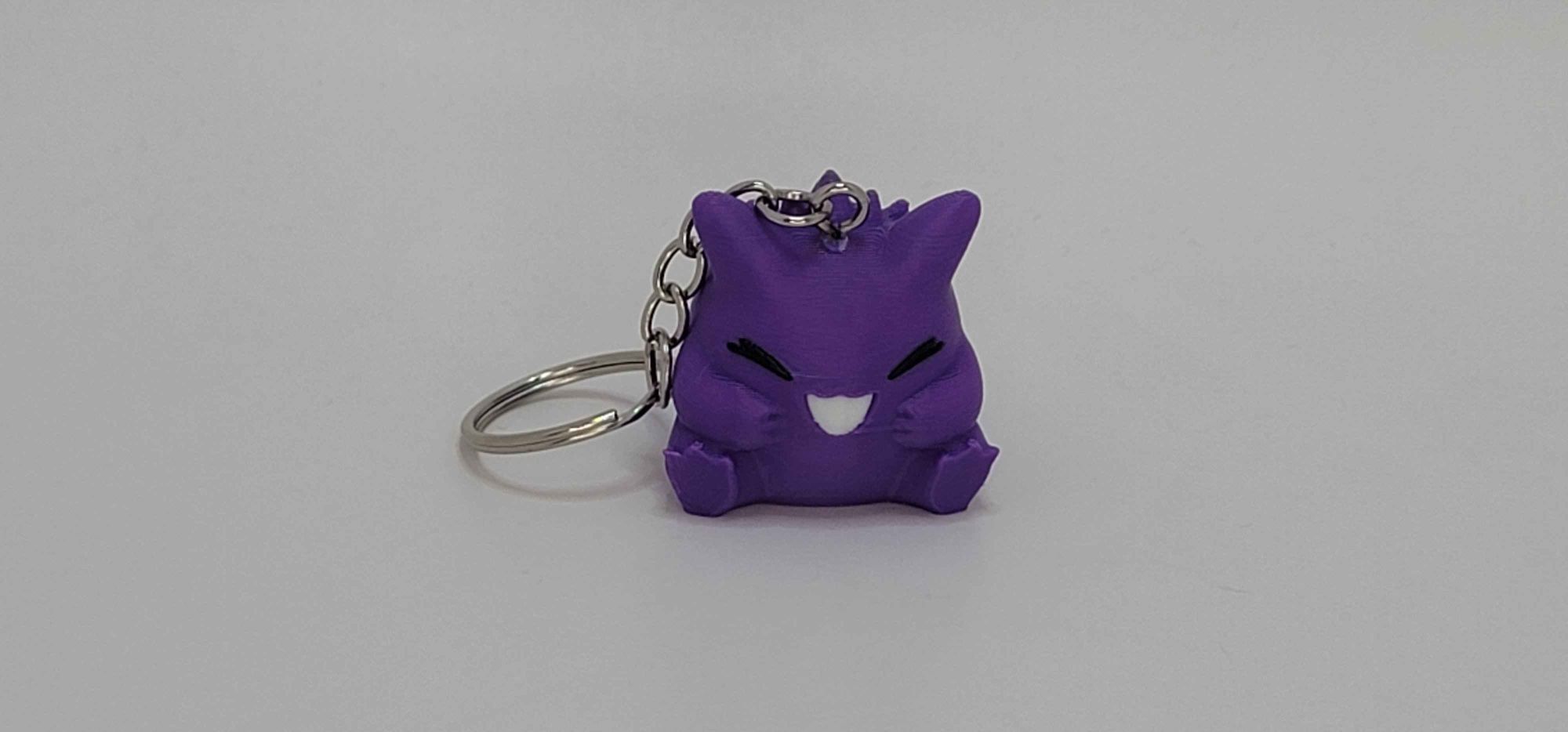 3D Printed Tiny Pokemon Cute Charm Gangar Figurine Pokemon Gifts Decor Keychain