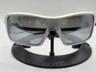 Oakley Eye Patch 03-572 Sunglasses White Frame With Mirrored Polarized Lenses