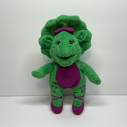2007 Jakks Pacific Barney 9” Baby Bop Stuff Plush Toy Dinosaur Doll Lyons Group