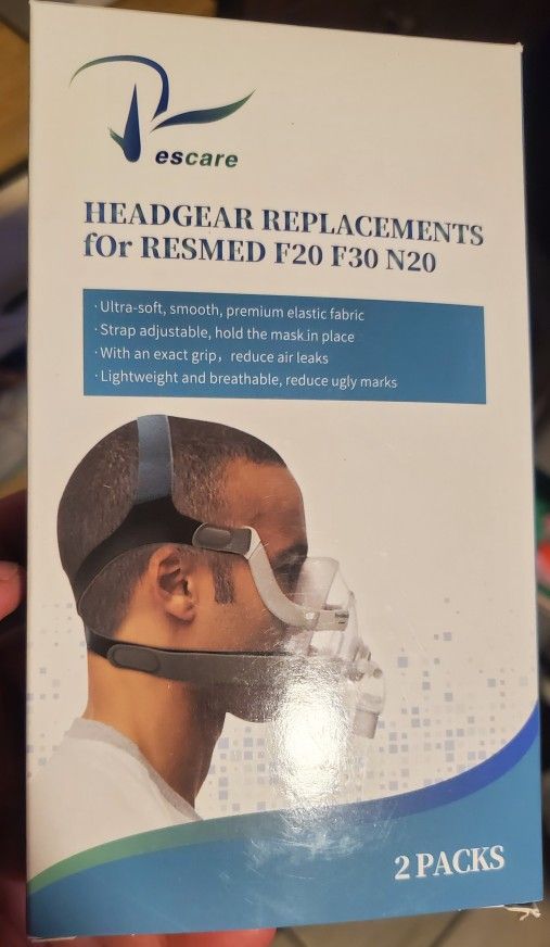 Headgear Replacements For Resmed F20 F30 N20 2PK