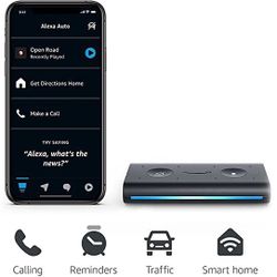 Amazon Echo Auto Smart Assistant (BP39CN) - Hands-free Alexa in car w/your phone
