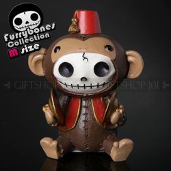Furry Bones Fez Munky Monkey Figurine 3.75"