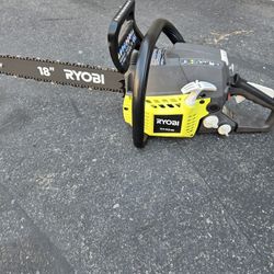 Ryobi  chainsaw 18in.....37cc..GAS