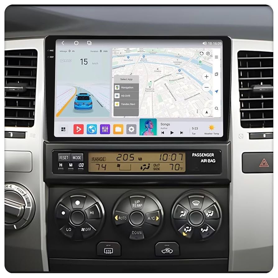 for Toyota 4Runner Radio Upgrade 2003 2004 2005 2006 2007 2008 2009,MekedeTech Android Car 9 inch Touch Screen Stereo Head Unit with 4G LTE Wireless C