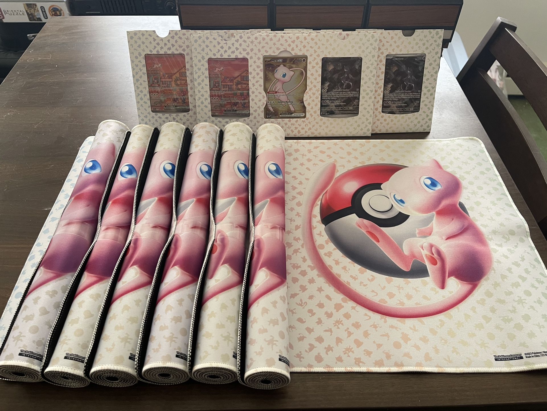 Pokemon TCG 151 Playmats/promo Cards