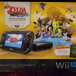 Nintendo Wii U Zelda Windwaker Edition The Legend Of Zelda Windwaker CIB Complete Like New