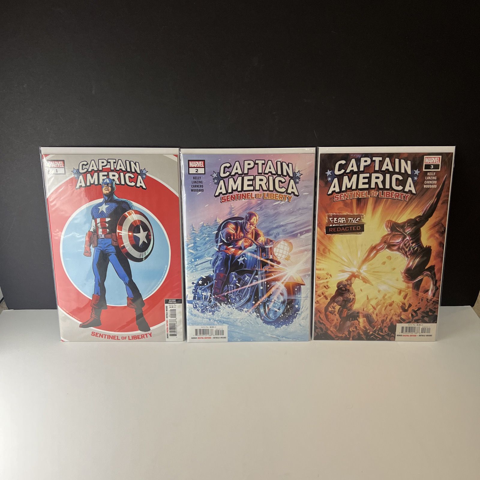 Captain America: Sentinel of Liberty #1-3 Marvel Comics Comic Lot