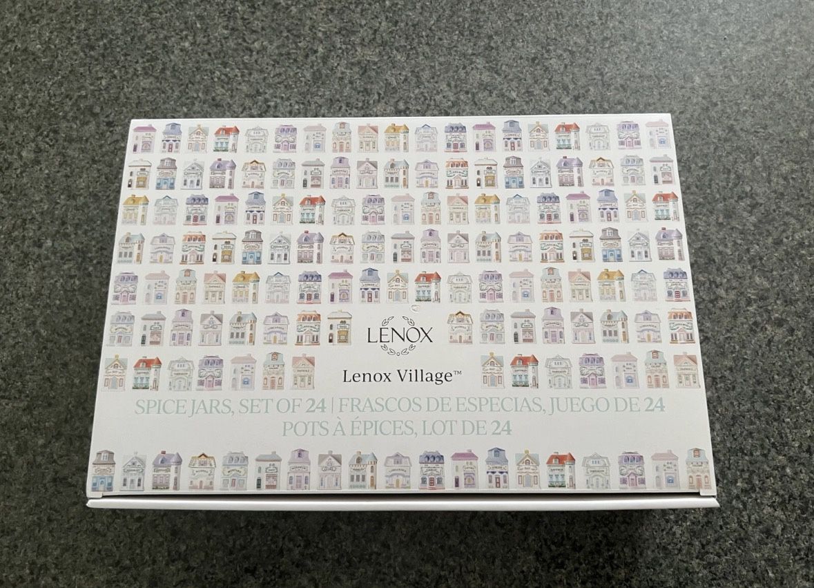 *NEW* Lenox Spice Village 24 Piece Jar Collection Complete Set