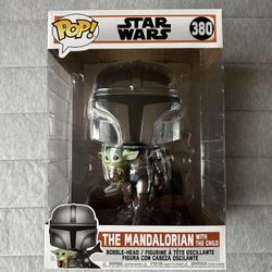 Jumbo Mandalorian W/ The Child Funko Pop (mint)