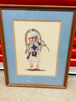 Cr Rita’s Native American watercolor