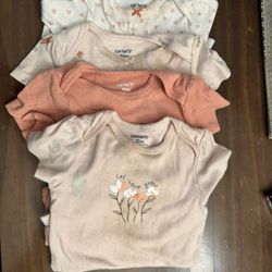 4pk Carters Onesies
