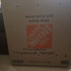 Used Large Home Depot Packing Frame Box