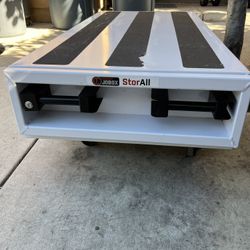 New crescent jobox StorAll size 4 ft long x 2 ft wide x 9” top the key broken needs new lock asking $900 